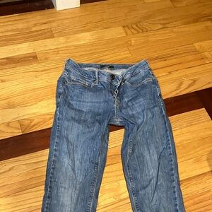 Women's Blue Straight Leg Jeans